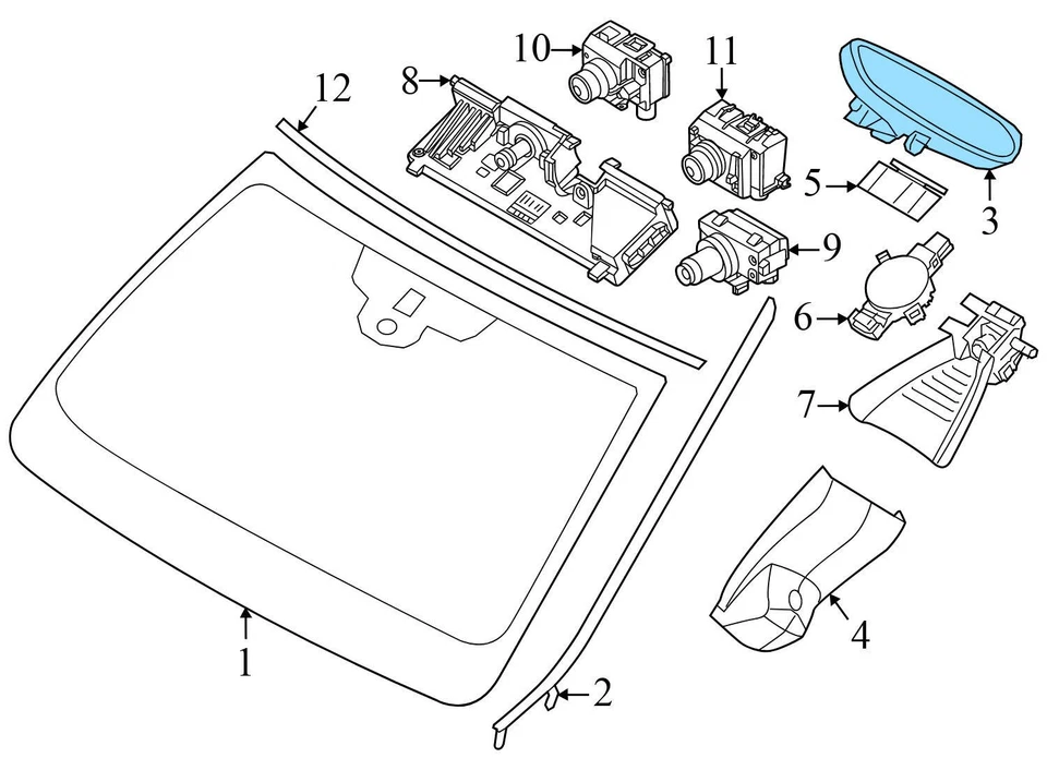 BMW M240I 2017-2021 - Espejo retrovisor 9256135 Foto 4 de 4