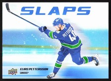 2025-26 Upper Deck Series 2 Slaps #SL-5 Elias Pettersson Canucks