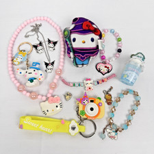 Hello Kitty Cinnaroll Sanrio Kuromi Melody Jewelry Accessories Mixed Lot