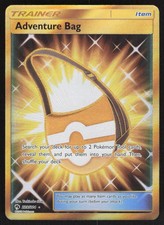 Adventure Bag (Secret) Holo 228/214 NM SM - Lost Thunder Pokemon Card on eBay