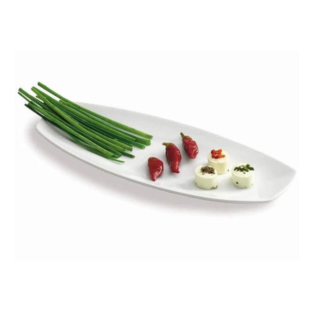 Rectangular Tray Party 28x12 cm in Porcelain TOGNANA