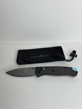 benchmade bugout 535 carbon fiber Folding Knife Damascus Steel Blade (replica)