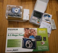 New Fujifilm Digital Camera FinePix A805 8.3MP Blue Fomes With Paint Shop Pro 