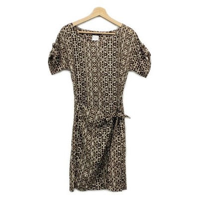 Max Mara WEEKEND - Cream Dark Brown Women's Dress