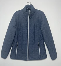 Cutter & Buck Women’s Medium Blue WeatherTec Zip Up Hoodie Jacket