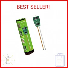 SONKIR Soil pH Meter, MS02 3-in-1 Soil Moisture/Light/pH Tester Gardening Tool