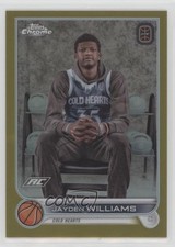2022 Topps Chrome OTE Overtime Elite Gold Refractor 50/50 Jayden Williams 1pe9