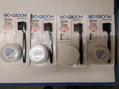 4 Stück Bio- Groom Stain Free Eye Cream for Dogs White 