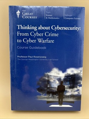 NEW The Great Courses Thinking about Cybersecurity Teaching Co 3 DVD & GUIDEBOOK