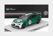 MOTORHELIX MH64009GT ALFA ROMEO - GIULIA GTAm N 99 RACING 2021 - GREEN WHITE - 1