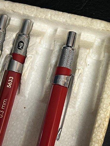 9 Vtg Koh-I-Noor Rapidomatic 0.7mm 5637, 0.5mm 5635 .3mm 5633 Mechanical Pencils - Picture 6 of 7
