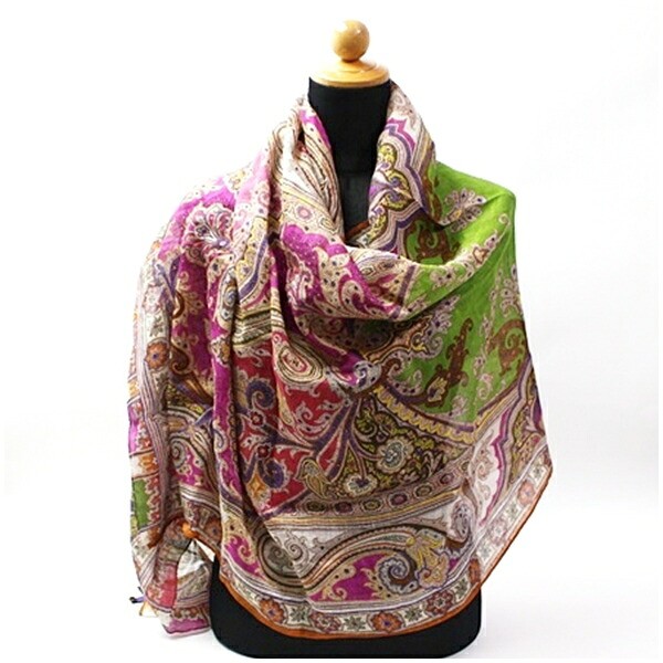 Authentic Etro Linen and Silk Rectangular Stole, … - image 7