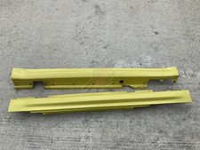 BMW Mini Cooper S R56 R57 R58 R59 Hyper Sport Side Skirts Sills Yellow