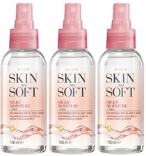 Avon Skin So Soft Silky Moisture Nourishing Dry Oil Spray 5.07 fl oz - 3 PACK