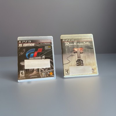PS3 Game Bundle - Rocksmith Authentic Guitar Games & Gran Turismo 5