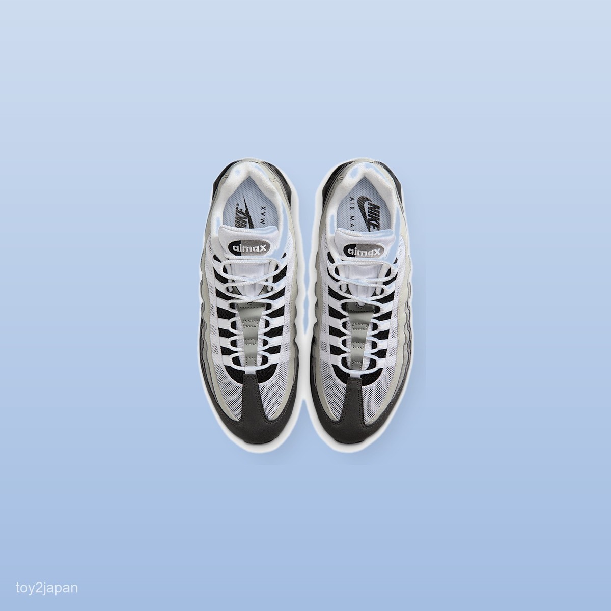 Nike Air Max 95 OG Big Bubble Granite HM4740-007 Black Medium Ash Men's Size New — product photo 6 of 7