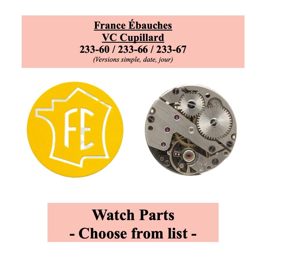 Tige De Remontoir Pour Montre Calibre AS 11 1/2 1475 - Neuf, Pièce Détachée Horlogerie