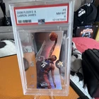 Fleer 2006-07 EX LeBron James #6 Cavaliers PSA 8 NM-MT Basketball Card