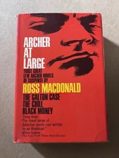 ARCHER AT LARGE : THREE NOVELS by Ross Macdonald vintage Knopf hardcover