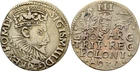 Poland Marienburg Dreigroscher Trojak 1593 Sigismund III  Original Coin #SLA257