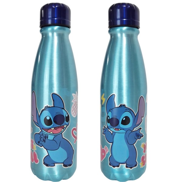 Disney Stitch Kinder Aluminium Wasserflasche Trinkflasche Flasche 600 Ml-image