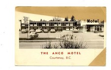 The Anco Motel Postcard Courtenay British Columbia Canada 1966