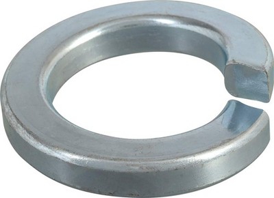 100 Pcs Split Lock Washers (3/8'') | Zinc-Plated Steel Lock Washers for Bolts,...