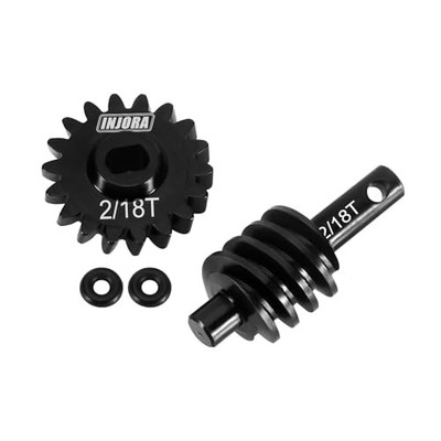 18T Underdrive Worm Differential Axle Steel Gears for Axial SCX24 AX24 C10 JL