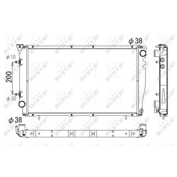 NRF 53326 KüHler MotorküHler WasserküHler MotorküHlung-image