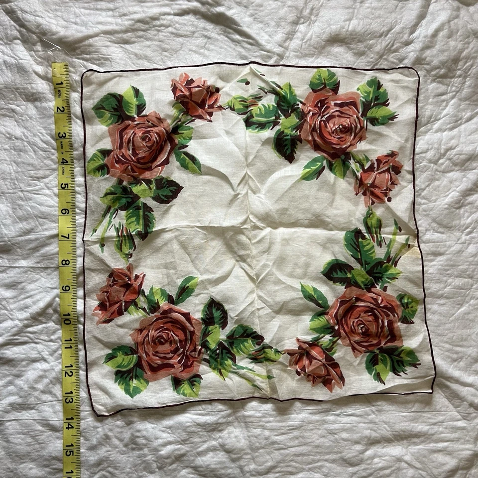 Pañuelo floral vintage Foto 2 de 3