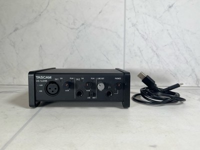 TASCAM US-1X2HR 2-Channel USB Audio Interface with Power Cable (A1G010939)
