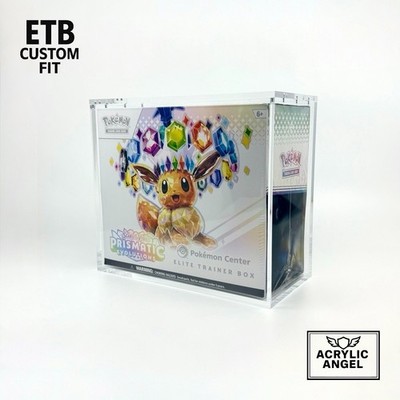Pokémon Elite Trainer Box High Quality Acrylic Case |Magnetic Lid- Bulk Discount