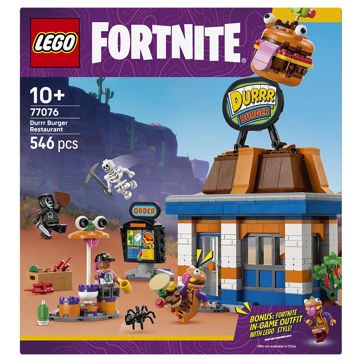 Lego Fortnite 77076 Durrr Burger Restaurant - Image 7