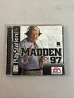 Madden NFL 97 (Sony PlayStation 1, 1996) CIB Black Label w/ Poster