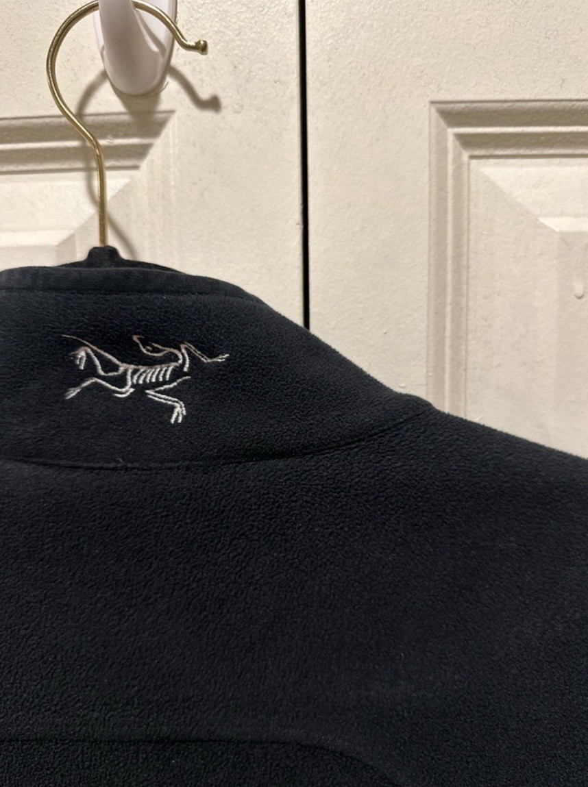 Giacca pile vintage Arc'Teryx Sigma AR media nera Canada Polartec Gorp Y2K anni 2000