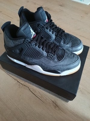 Air Jordan 4 Retro Laser Black Gum Gr. 46 US 12 CI1184-001 Neu