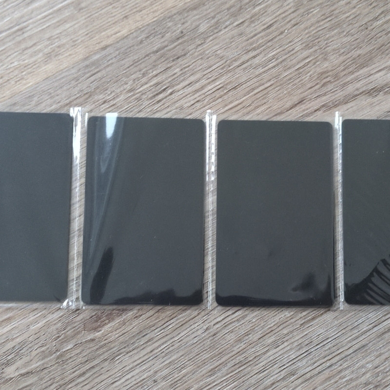 Lot of Blank Black RFID Cards - Plastic Cards/Badges for ID Badge Use