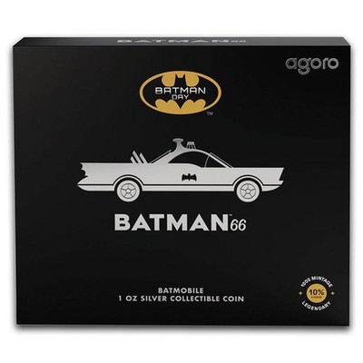 2025 Niue 1 oz Silver Coin $2 Classic BATMAN™ 1966 Batmobile | eBay