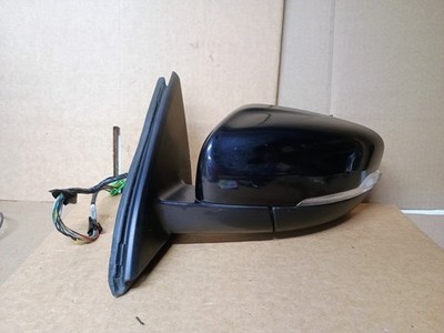 2014-2017 Volvo XC60 Left LH Driver Door Mirror Side View BLACK OEM