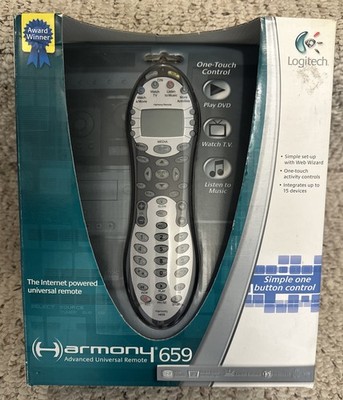 Logitech Harmony 659 Advanced Universal Remote Control Sealed Brand New