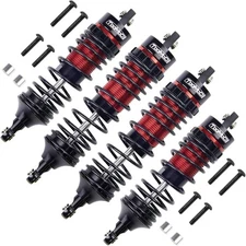 Large caliber shock absorbers suitable for 1/10RC Stampede Hoss Bandit
