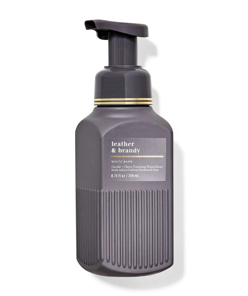 3 шт. Bath & Body Works КОЖА И БРЕНДИ Один Фитиль Свеча и 2 Пенящихся Мыла для Рук - Изображение 3 из 4