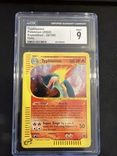 2002 Pokemon Expedition Base Set Typhlosion Holo Rare 28/165 CGC 9 on eBay