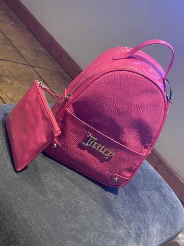 Zaino Juicy Couture rosa flash con tasca estraibile ***nuovo*** - Foto 4 di 14