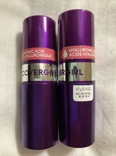 LOT 2 COVERGIRL Simply Ageless Moisture Renew Core Lipstick Lovely Rose 270