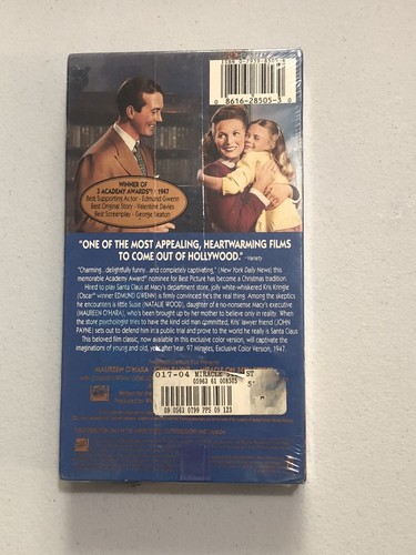 Miracle on 34th Street (1947) (VHS, 1993) NEW FACTORY SEALED - Picture 2 of 6