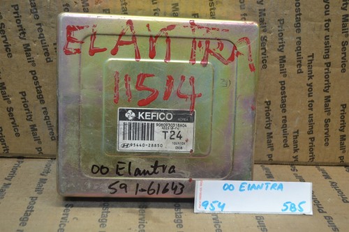 2000 Hyundai Elantra Transmission Control Unit TCU 9544028850 Module 954-5B5 - Picture 1 of 3