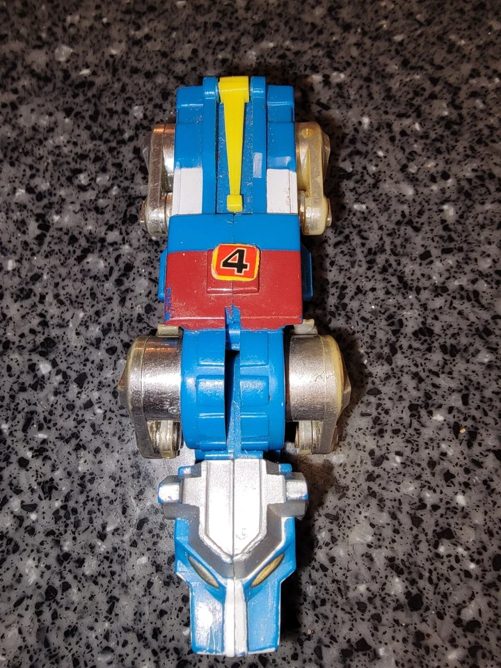 Azul #4 VOLTRON Pullback Funciona DE COLECCIÓN Original LJN WEP Go Lion Macao Battling Foto 4 de 4