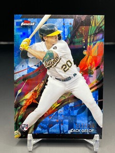 2024 Topps Finest - Common Blue Refractor #59 Zack Gelof /200 (RC)