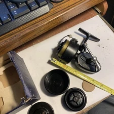 Vintage Garcia Mitchell  Spinning Reel in Original box W/Spare Spool AND CASE